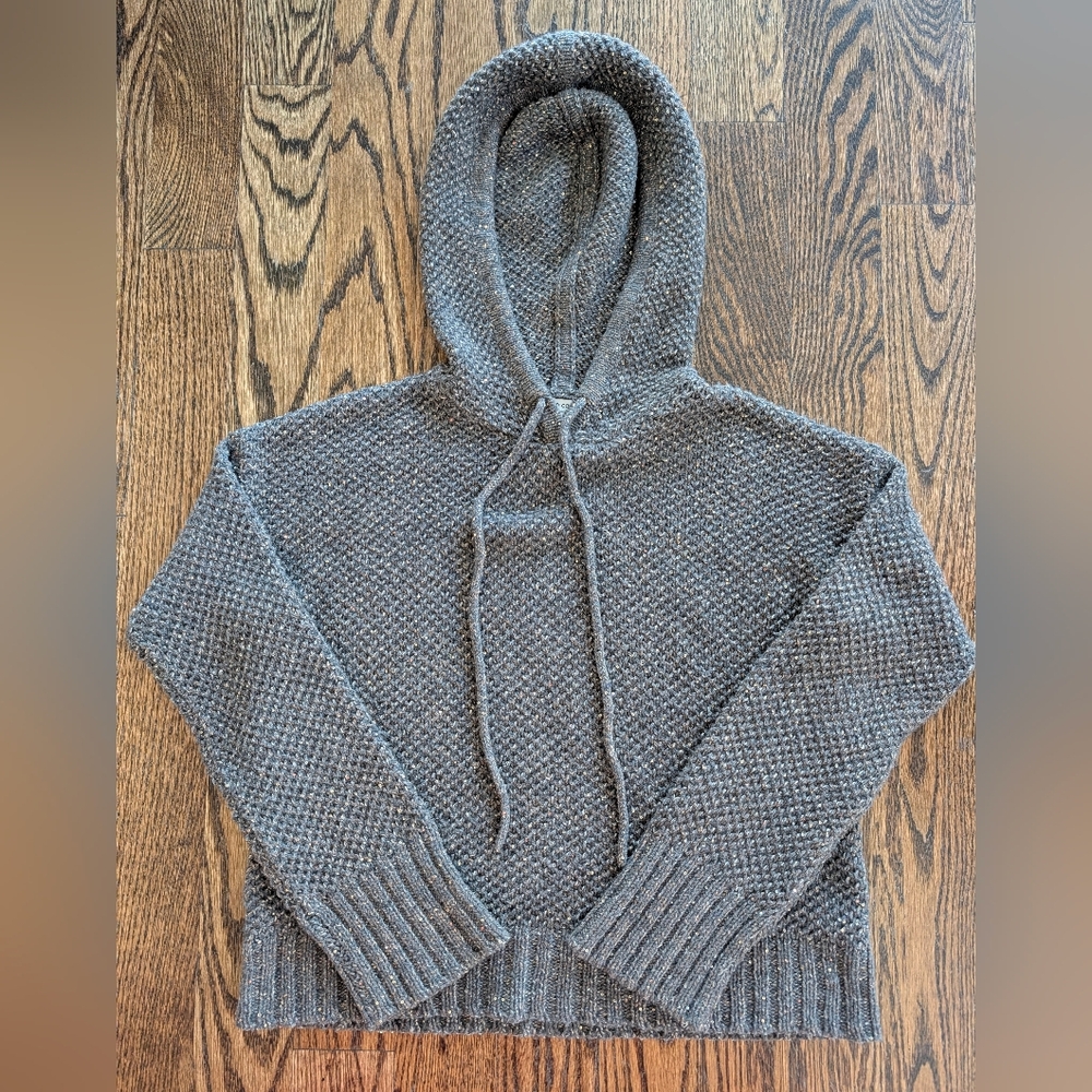 Autumn Cashmere Charcoal (With Sparkles) Hoodie Sweater